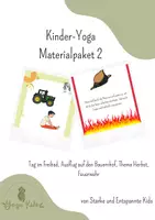 Vorschau - Stundenentwürfe - Kinder-Yoga Materialpaket 2 - Deckblatt
