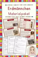 Vorschau - Arbeitsblätter - Erdmännchen Materialpaket - Deckblatt