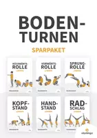 Vorschau - Stationenlernen - Sparpaket: Bodenturnen im Sportunterricht (Kopfstand, Handstand, Radschlag & Rollen) - Deckblatt