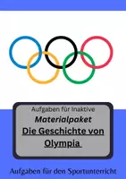 Vorschau - Arbeitsblätter - Materialpaket: Perfekt für Inaktive - Die Geschichte der olympischen Spiele - Deckblatt