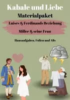 Vorschau - Arbeitsblätter - Materialpaket "Kabale und Liebe" Akt 1: Figuren + Konflikte - Deckblatt