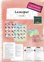 Vorschau - Arbeitsblätter - Lesespur Bundle: Wachsendes Materialpaket - Deckblatt