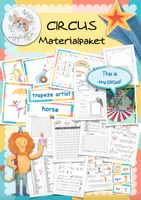 Vorschau - Arbeitsblätter - Materialpaket at the CIRCUS Grundschule Englisch - Deckblatt