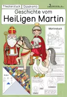 Vorschau - Mal- und Bastelvorlagen - Materialpaket: St. Martin - Deckblatt