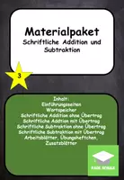 Vorschau - Unterrichtsreihen - Materialpaket Schriftliche Addition und Subtraktion ZR1000 - Deckblatt