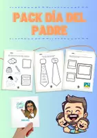 Vista previa - Hojas de trabajo - Paquete de materiales Día del Padre - Portada