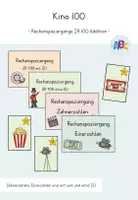 Vorschau - Arbeitsblätter - Kino 100 : Materialpaket Rechenspaziergänge Addition (ZR 100) - Deckblatt