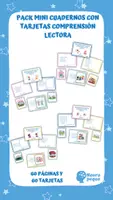 Vista previa - Tarjetas / Manipulativos - PACK MINI CUADERNOS CON TARJETAS COMPRENSIÓN LECTORA (4 CUADERNOS) - Portada