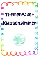 Vorschau - Arbeitsblätter - Themenpaket Klassenzimmer - Deckblatt