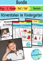Vorschau - Stundenentwürfe - Bundle: Hörverstehen im Kindergarten - Deckblatt
