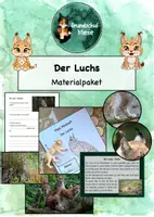 Vorschau - Arbeitsblätter - Materialpaket Luchs Klasse 1-4 - Deckblatt