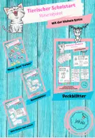 Vorschau - Arbeitsblätter - Materialpaket – Tierischer Schulstart mit der kleinen Katze - Deckblatt