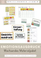 Vorschau - Arbeitsblätter - Materialpaket - Emotionale Kompetenz - Emotionsausdruck - Deckblatt