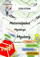 Vorschau - Stundenentwürfe - Materialpaket - Mysterys zur Evolution - Deckblatt