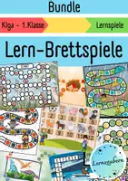 Vorschau - Spiele - Brettspiel - Bundle für Kindergarten und Anfangsunterricht - Deckblatt