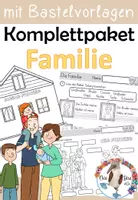 Vorschau - Unterrichtsreihen - Familie & Familienformen - Komplettpaket inklusive Lapbook - Deckblatt