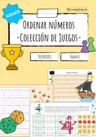 Vista previa - Hojas de trabajo - Ordenar números (1000) - Paquete (Juegos) - Portada