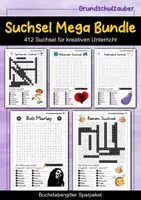 Vorschau - Arbeitsblätter - Suchsel Buchstabengitter MEGA Sparpaket - Materialpaket - Deckblatt