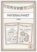 Vorschau - Arbeitsblätter - Materialpaket Längen - Deckblatt
