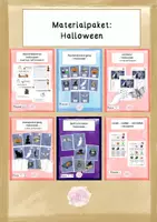 Vorschau - Stundenentwürfe - Materialpaket: Halloween - Deckblatt
