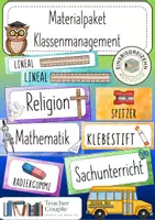 Vorschau - Präsentationen/Tafelbilder - Materialpaket Klassenmanagement - Deckblatt