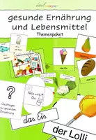 Vorschau - Spiele - Materialpaket: Gesunde Ernährung und Lebensmittel - Deckblatt