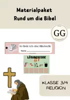 Vorschau - Arbeitsblätter - Materialpaket rund um die Bibel - Deckblatt