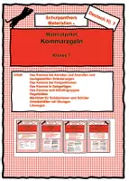 Vorschau - Arbeitsblätter - Kommaregeln (Materialpaket) - Deckblatt
