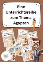Vorschau - Arbeitsblätter - Unterrichtsreihe zum Thema: Das alte Ägypten - Deckblatt
