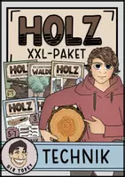 Vorschau - Stundenentwürfe - Holz | Unterrichtsreihe Technik | Klasse 5-7 - Deckblatt
