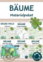 Vorschau - Spiele - Bäume im Sachunterricht (Klasse 3/4) – Materialpaket für die Grundschule - Deckblatt