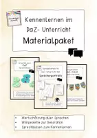 Vorschau - Arbeitsblätter - Materialpaket DaZ Kennelernen Mehrsprachigkeit - Deckblatt