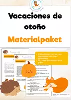Vorschau - Arbeitsblätter - Materialpaket Herbstferien vorbereiten und reflektieren - Deckblatt