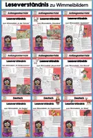 Vorschau - Arbeitsblätter - Lesen | Leseverständnis | Leseverstehen | Deutsch Klasse 1-4 - Deckblatt