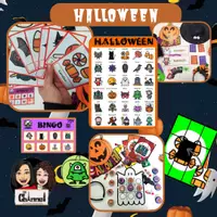Vista previa - Unidades / Secuencias / Situaciones de Aprendizaje - Halloween Games - English - Colour - Portada
