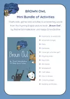 Vista previa - Unidades / Secuencias / Situaciones de Aprendizaje - Brown Owl - MINI BUNDLE of games and activities - Portada