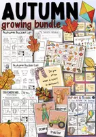 Vorschau - Arbeitsblätter - Autumn / Fall - 🍂🇬🇧 Materialpaket Englischunterricht - Deckblatt