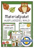 Vorschau - Arbeitsblätter - Materialpaket - Ausflugsziel Wald - Deckblatt