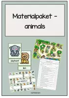 Vorschau - Arbeitsblätter - Materialpaket - Animals - Deckblatt