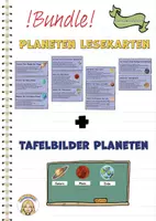 Vorschau - Arbeitsblätter - Materialpaket Planeten / Weltall - Deckblatt