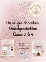 Vorschau - Unterrichtsreihen - Materialpaket Gruselgeschichten und gruseliges Schreiben - Deckblatt