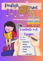 Vorschau - Arbeitsblätter - Lesetexte - Deckblatt