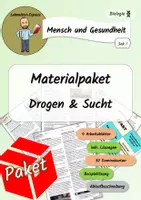 Vorschau - Arbeitsblätter - Materialpaket - Drogen und Sucht / IF Mensch & Gesundheit - Deckblatt