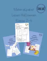 Vorschau - Arbeitsblätter - Materialpaket Lesespuren Halloween - Deckblatt