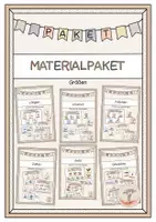 Vorschau - Arbeitsblätter - Materialpaket Größen (Längen, Flächen, Gewichte,…) - Deckblatt