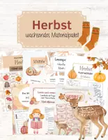 Vorschau - Arbeitsblätter - Wachsendes Materialpaket für die Grundschule zum Thema Herbst - Deckblatt