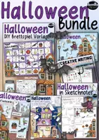 Vorschau - Arbeitsblätter - Halloween - 🎃👻🇬🇧 Bundle für den Englischunterricht - Deckblatt