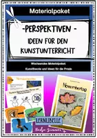 Vorschau - Unterrichtsreihen - Perspektiven - Ideen für den Kunstunterricht ab Klasse 3 - wachsendes Materialpaket - Deckblatt