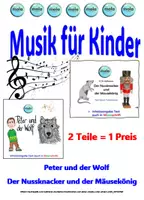 Vorschau - Spiele - PAKET: Musik für Kinder (Nussknacker & Peter und der Wolf) - Deckblatt