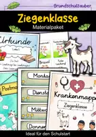 Vorschau - Arbeitsblätter - Ziegenklasse Materialpaket - Ziege Sparpaket - Deckblatt